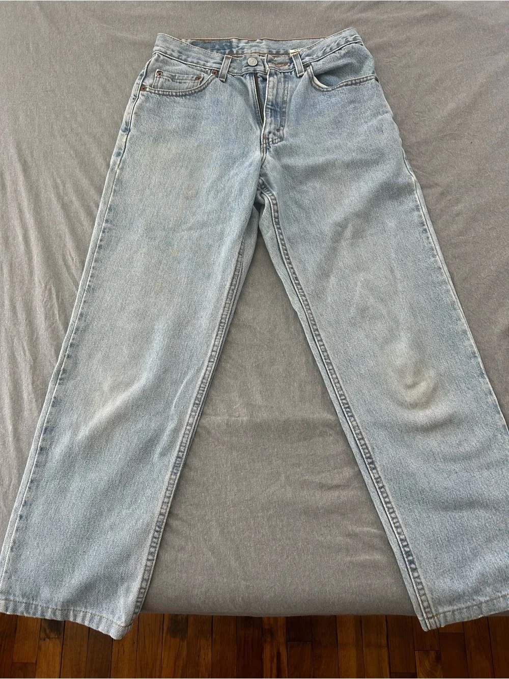 Levi's Mens Light Blue Relaxed Straight Jeans